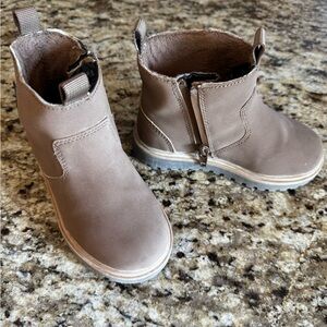Toddler waterproof H&M Brown Ankle Boots size 8.5